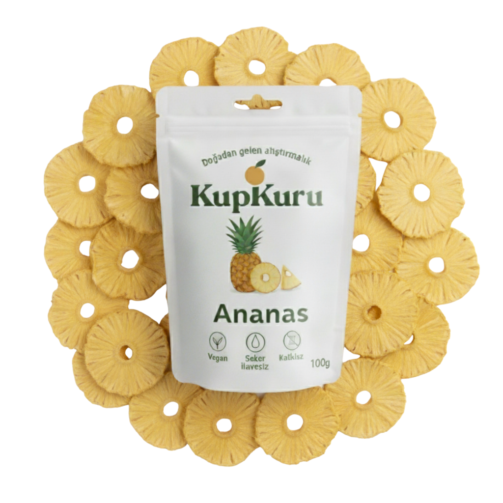 KupKuru Ananas Kuru Meyve Cipsi
